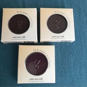 Subtl Stak Refill Lip & Cheek Trio 2 auburn adventure 1 passport to plum